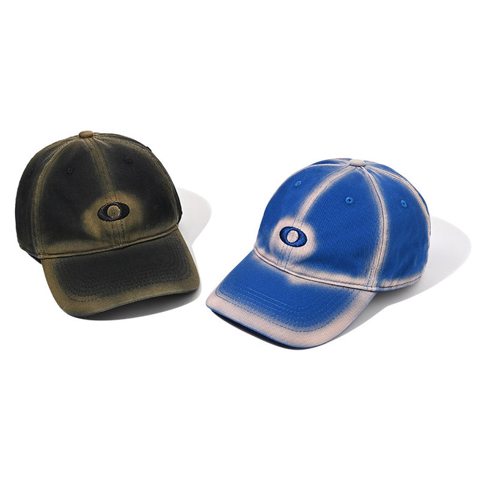 Wholesale Retro soft top baseball cap, washed trendy duckbill cap, made old, spray painted embroidered hat