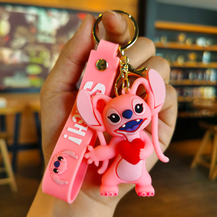 Wholesale Cartoon Doll Silicone Keychain JDC-KC-Tingm225