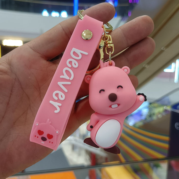 Wholesale PVC Cartoon Doll Keychain JDC-KC-KuangK002