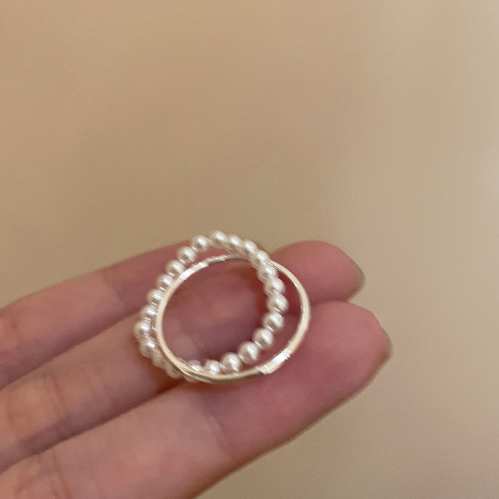 Wholesale Love element ring with an open mouth ring, female fashion personality, niche design, high-end feel, adjustable food ring