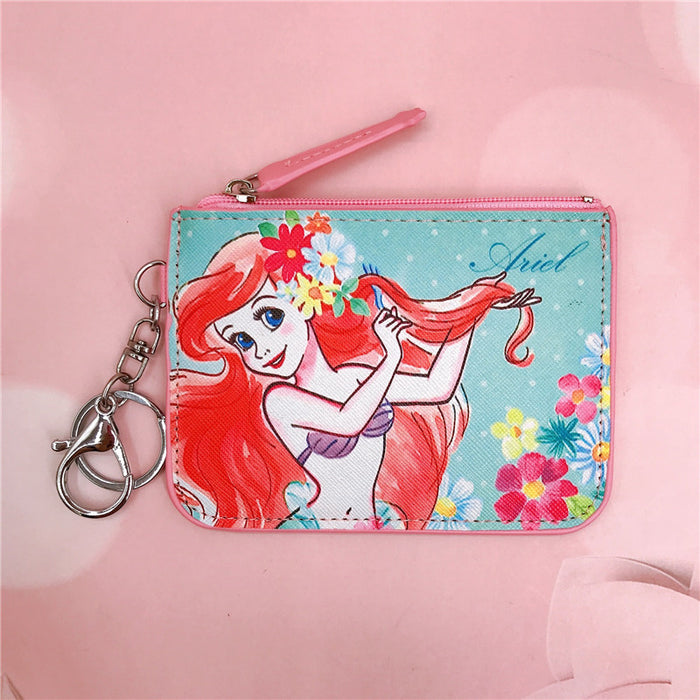 Wholesale PU Cartoon Printing with Key Ring Card Holder Coin Purse JDC-WT-YaLL019