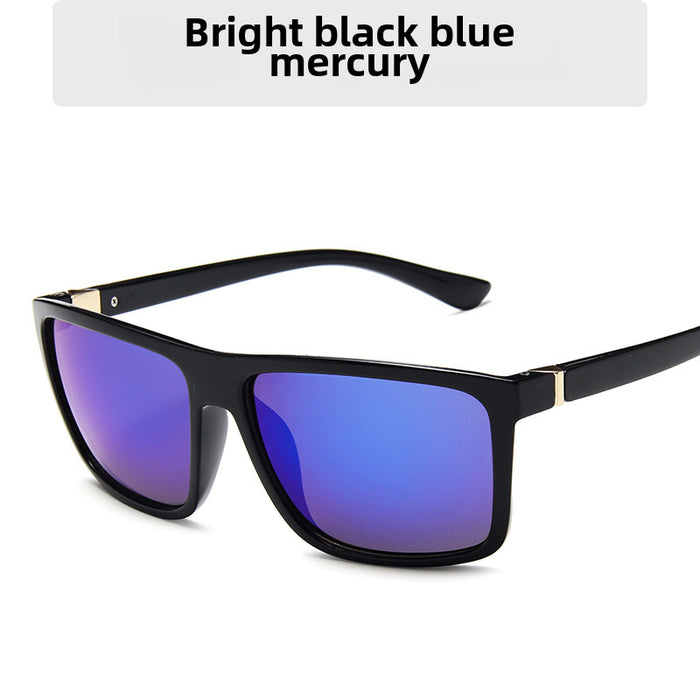 Wholesale Men's retro sunglasses with trendy large frame