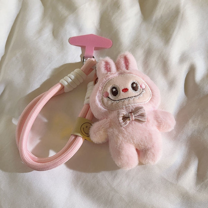 Wholesale Plush plush toy phone case pendant backpack keychain hanging chain wrist strap