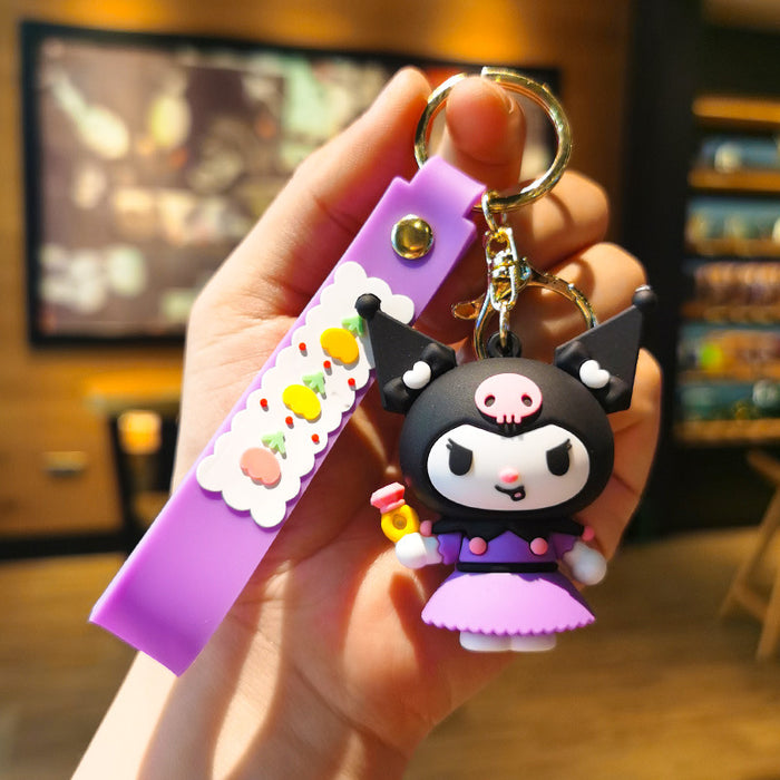 Wholesale Rubber Cartoon Doll Three-dimensional Keychain JDC-KC-Tingm105