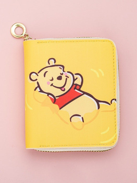 Wholesale Cartoon Short 30%  Folding Wallet Card Bag Coin Purse Multi-card Wallet