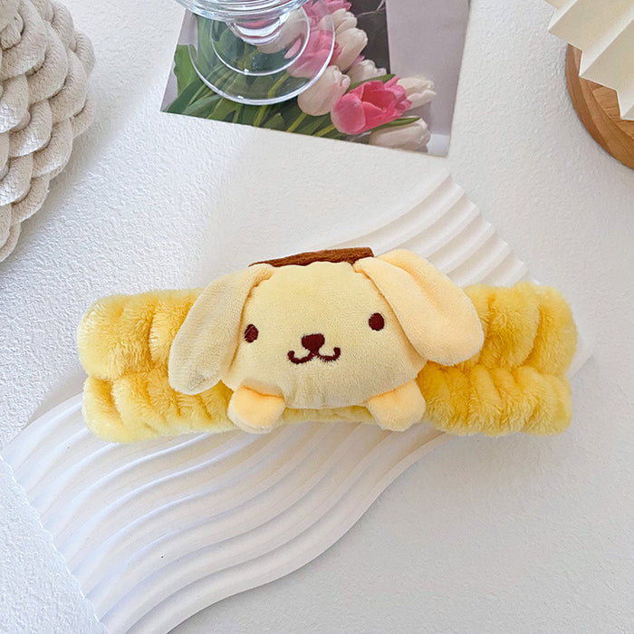 Wholesale Cartoon Doll Hairband Sweet Girl Wash Face Beauty Makeup Hairband Headband Flannel Hair Accessories Headdress