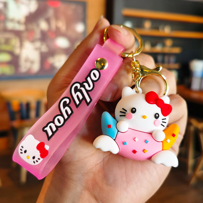 Wholesale Cartoon Doll Silicone Keychain JDC-KC-Tingm233