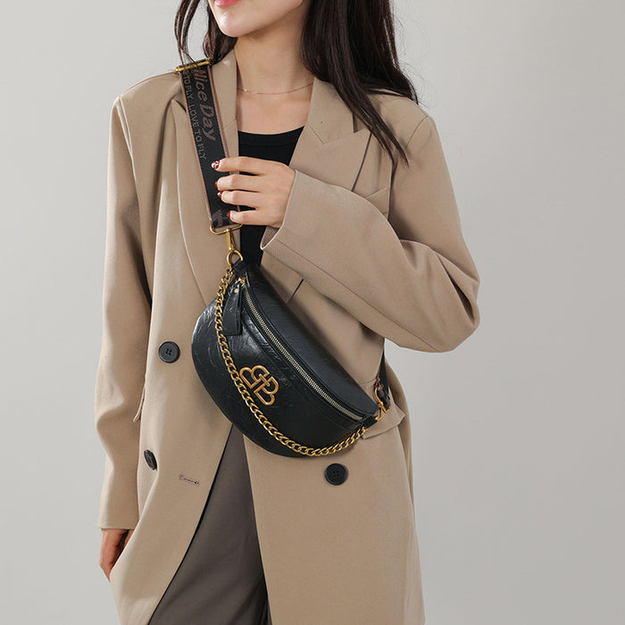Wholesale Minimalist Leather Chain Single Shoulder Waist Bag JDC-SD-Yuanai020