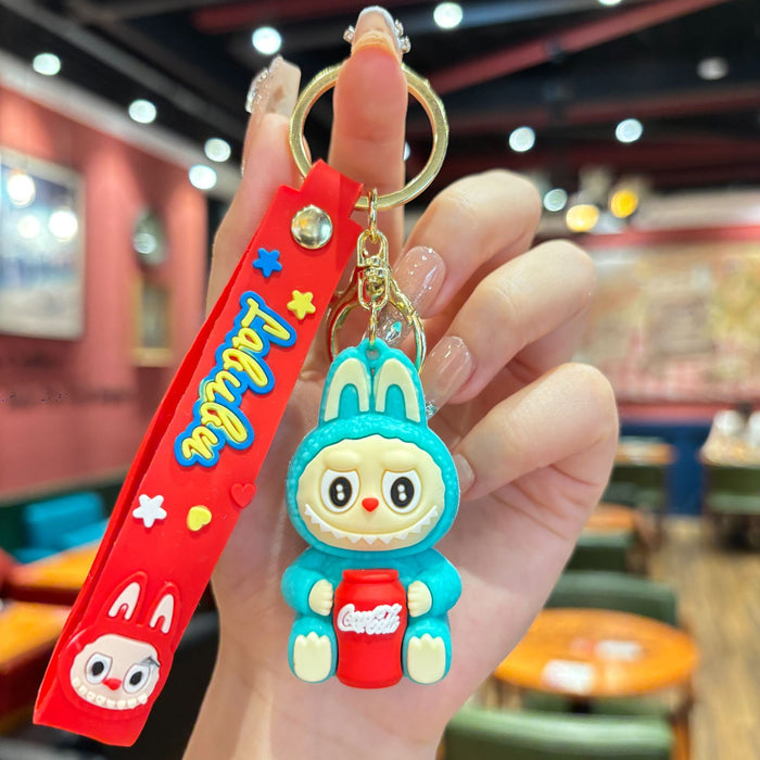 Wholesale Cartoon doll keychain cute little sheep doll keychain trendy toy gift pendant
