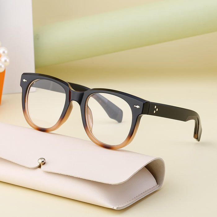 Wholesale  square frame glasses frame men can match myopia glasses optical frame men's glasses