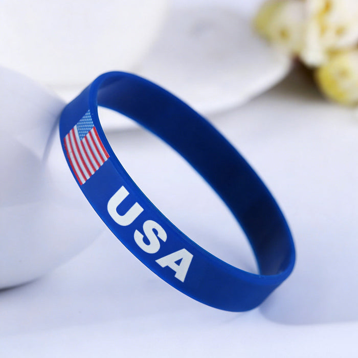 Wholesale World Cup Fan Silicone Bracelets