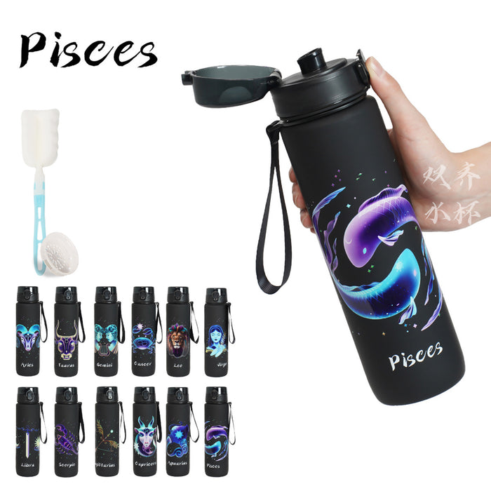 Wholesale Constellation water cup bounce cup plastic water cup