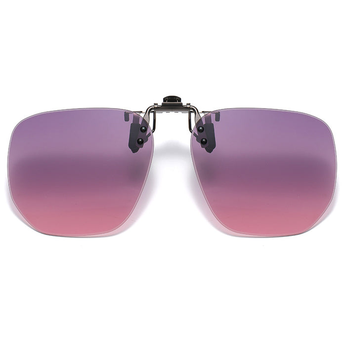 Wholesale  Polarized Sunglasses Clip Women's  Personalized Myopia Clip Dual-purpose Color-changing Sunglasses Clip