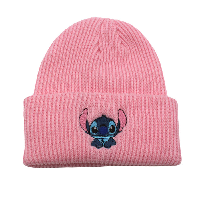 Wholesale Acrylic Cartoon Embroidery Knitted Hat JDC-FH-ZhiXie023