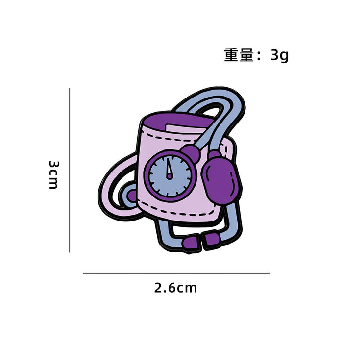 Wholesale Medical series cartoon cute badge pin alloy jewelry accessories