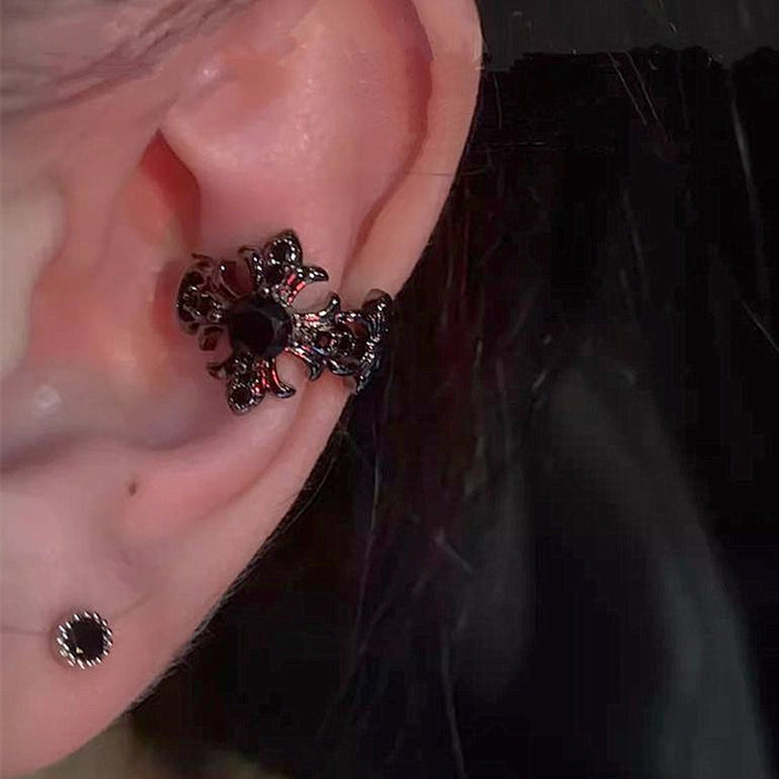 Wholesale Gun Black Cruciferous  Adjustable Ear Clip Niche Design