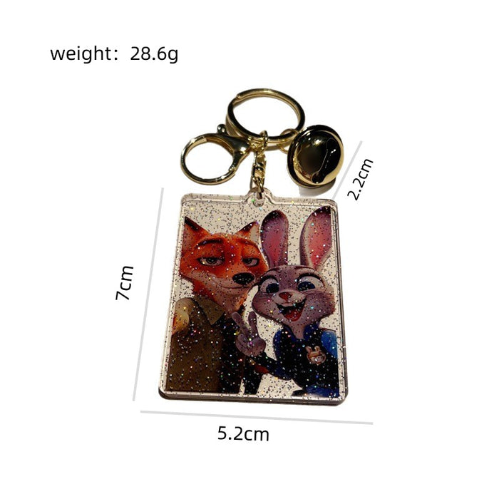 Wholesale 5 PCS Cute Cartoon Acrylic Keychains