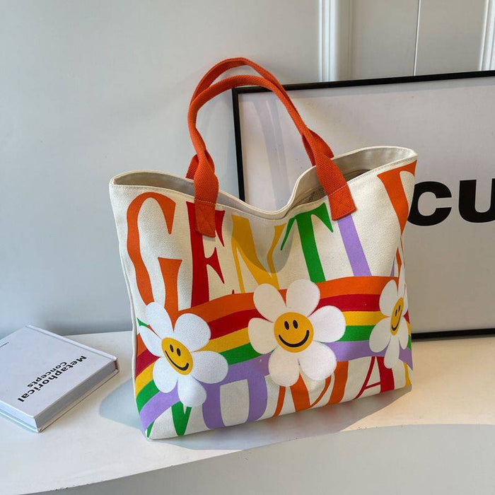 Wholesale Minimalist and spacious canvas tote bag