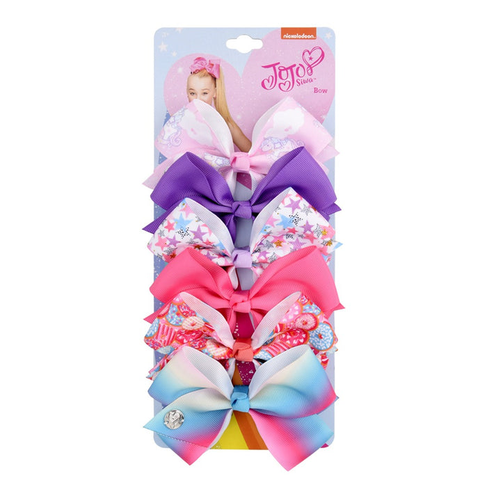 Wholesale Halloween Polyester Fabric Bow Hair Clip Set JDC-HC-Xiane018