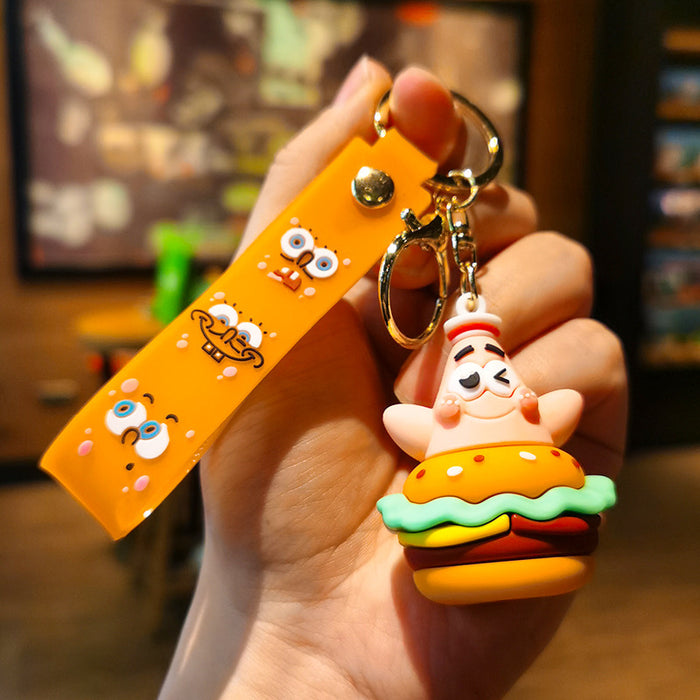 Wholesale Cartoon Doll Silicone Keychain JDC-KC-Tingm255