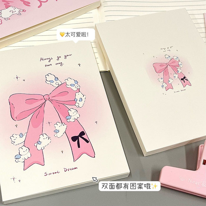 Wholesale A5 Blank Paper Notebook with Butterfly & Rabbit Design Cute Cartoon