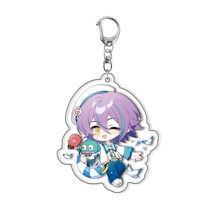 Wholesale Layered Acrylic Keychain - Anime Peripheral Cartoon Pendant