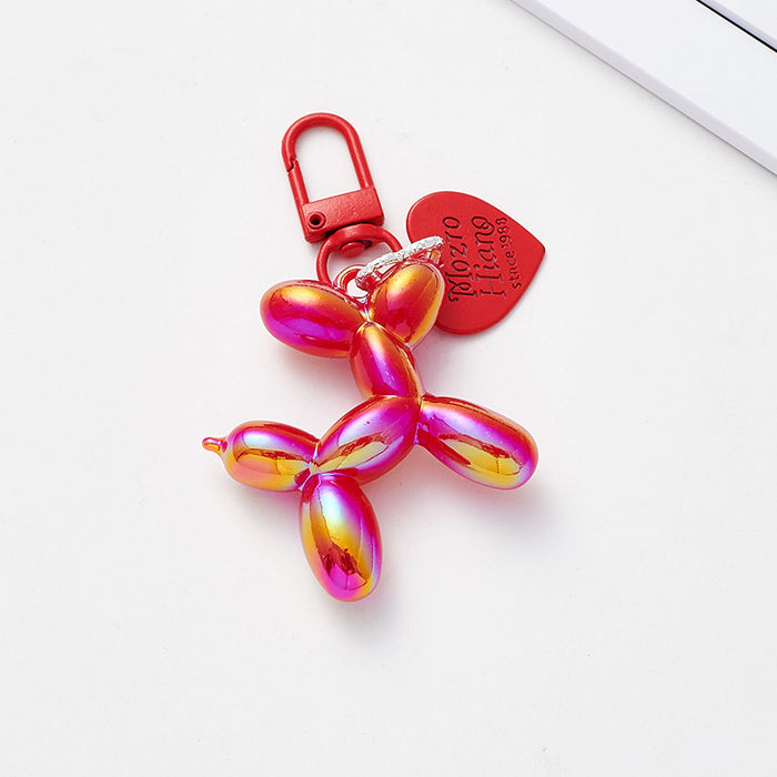 Wholesale Jelly Balloon Dog Pendant Acrylic Keychain Blind Bag Bag Stereo Doll Pendant