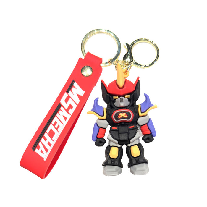 Wholesale Cartoon Robot Keychain Trendy Car Key Accessory Bag Charm MOQ≥2