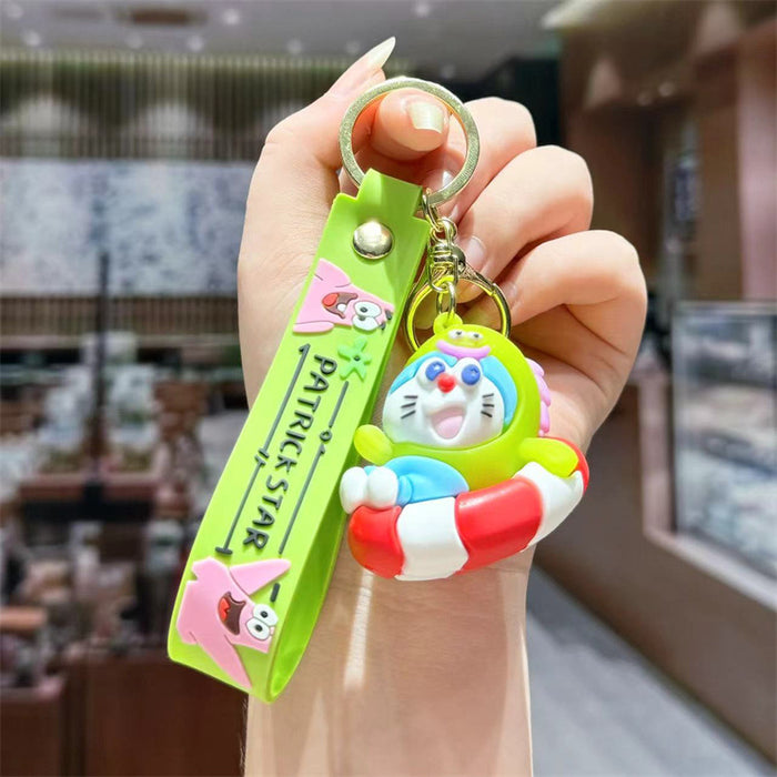 Wholesale Cartoon Silicone Doll Keychain JDC-KC-HaoXi025