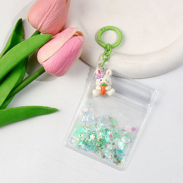 Wholesale Flash Moe Grain Keychain Pendant Cute Bag Hanging Pinch Shake Accessories