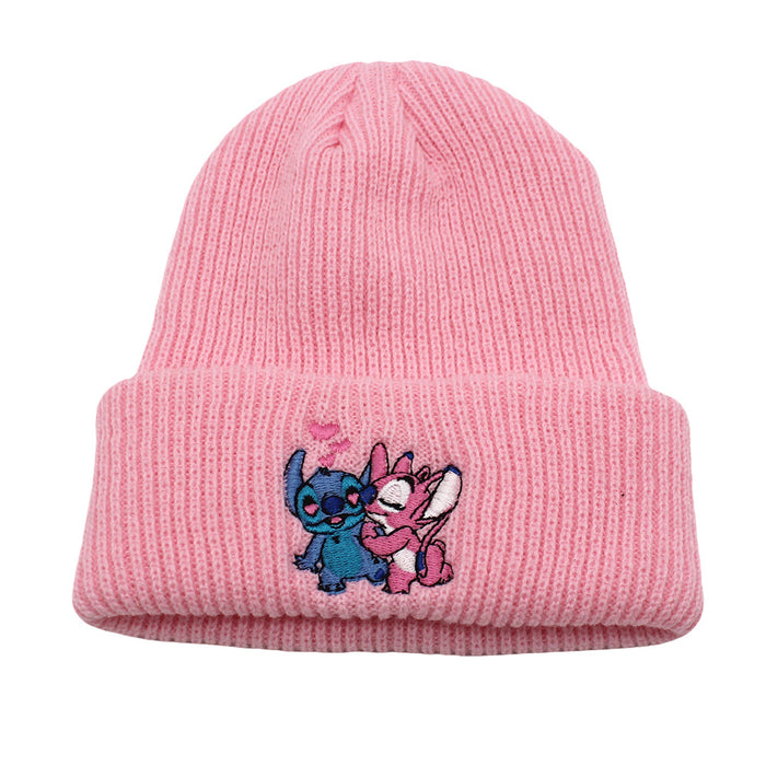 Wholesale Acrylic Cartoon Embroidery Knitted Hat JDC-FH-ZhiXie023