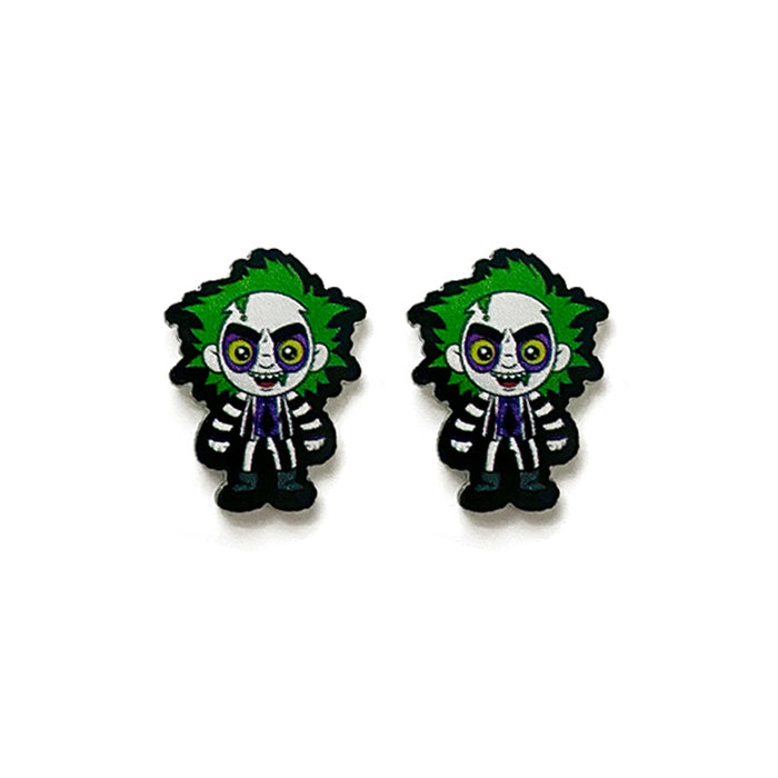 Wholesale  acrylic earrings horror movie characters holiday gift earrings