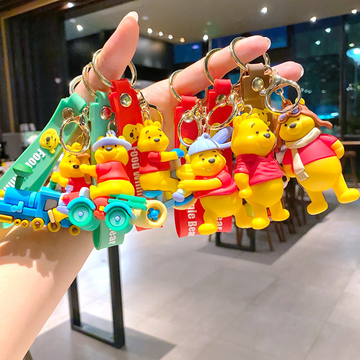 Wholesale Bear couple bag ornaments car key chain