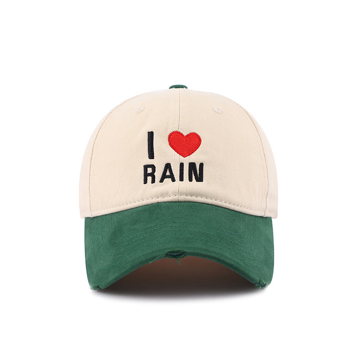 Wholesale New color blocked versatile duckbill cap with soft top and sun shading baseball cap