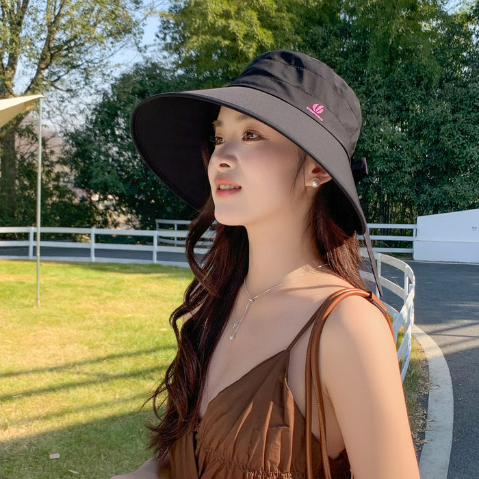 Wholesale Sunshade hat with UV protection, new style of sunshade hat with face covering and large brim sun hat