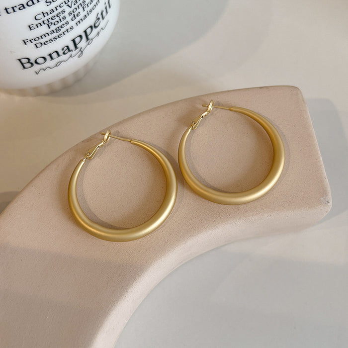 Wholesale Circular spiral ear clip, plain ring, high-end feel, no ear hole earrings, earrings, earrings, accessories