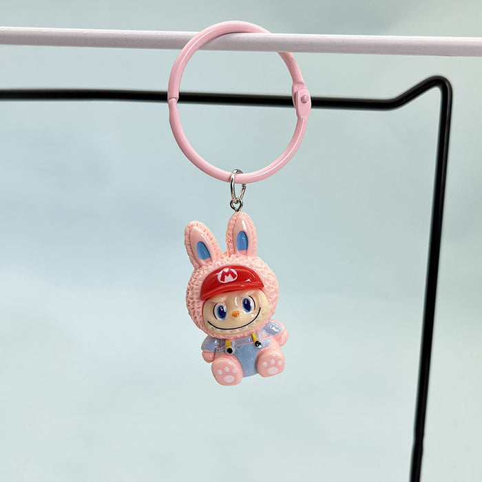 Wholesale Cute cartoon pendant doll small accessory keychain Mobile phone case decoration