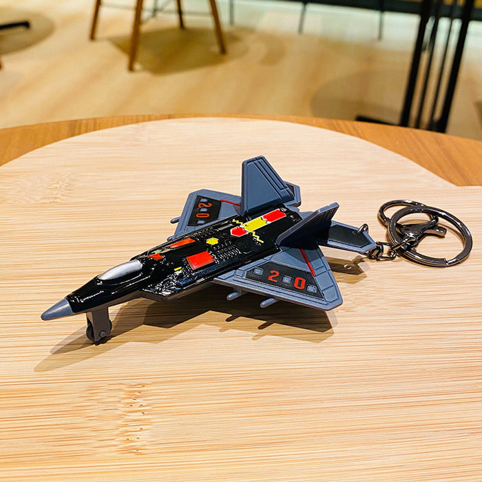 Wholesale Creative personality alloy cartoon car keychain backpack pendant