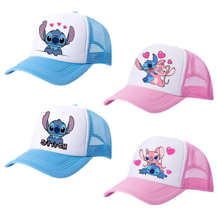 Wholesale Cartoon print baseball cap net breathable dome cap hip hop sports cap