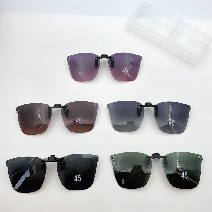 Wholesale Sunglasses Clip Ultra Light Driving Sunglasses HD Polarized Lens Sunshade Glasses