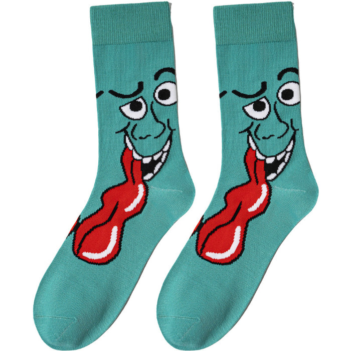 Wholesale Cartoon socks,  mid-calf anime socks,  casual versatile