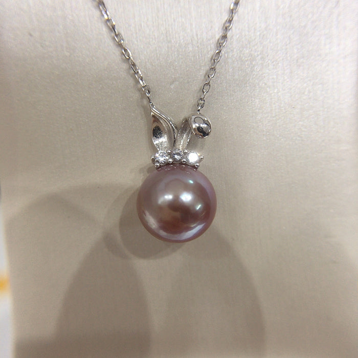 Wholesale Pearl pendant, pure silver pearl necklace, collarbone chain