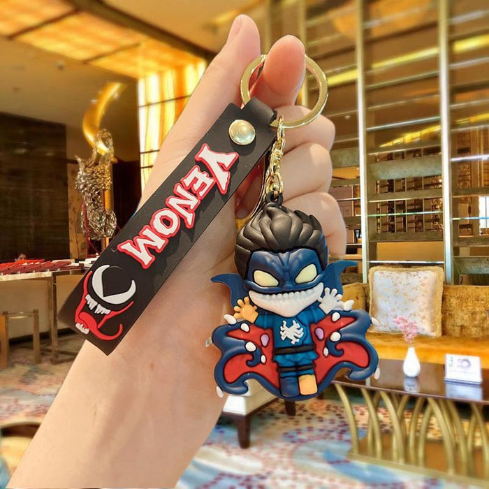 Wholesale Cartoon Silicone Doll Keychain JDC-KC-MingT189