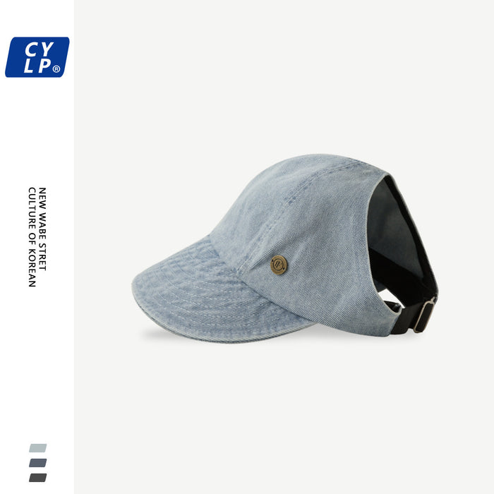 Wholesale Summer new horsetail sunscreen cap all-match breathable quick-drying cap empty sun fisherman hat
