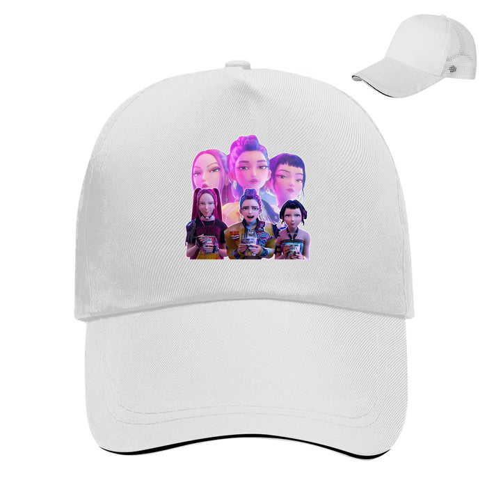 Wholesale KPOP Cute and Fun Velcro Adjustable Baseball Hat Breathable Mesh Duck Tongue Hat