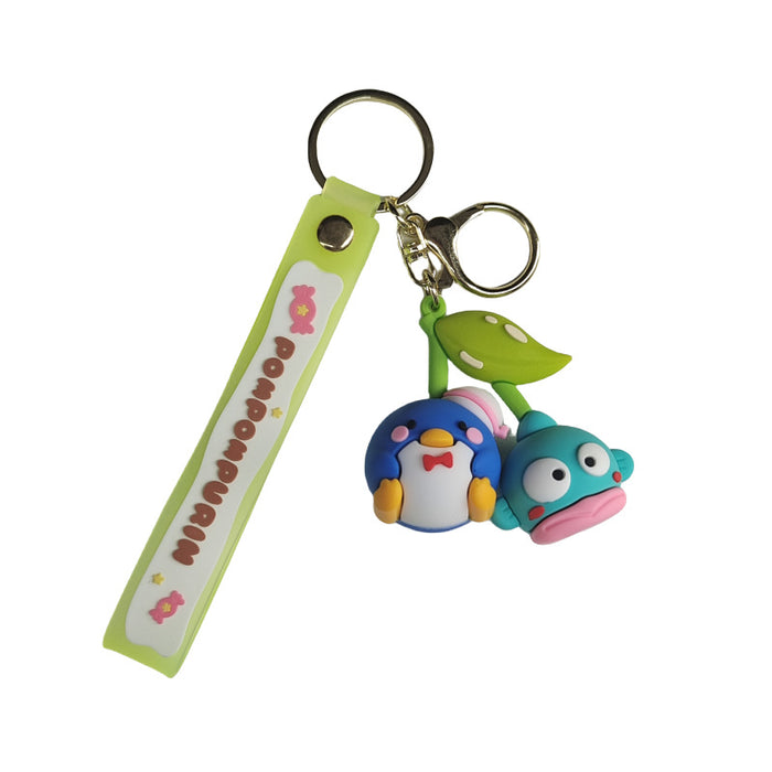 Wholesale Cartoon Silicone Doll Keychain JDC-KC-ZhuoRan023