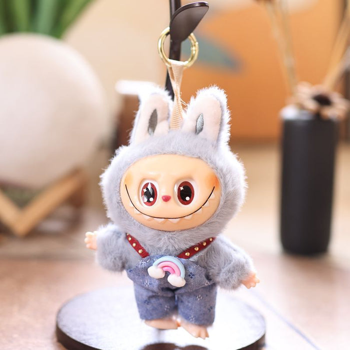 Wholesale Cute Vinyl Plush Rabbit Bag Pendant Keychain Doll Toy