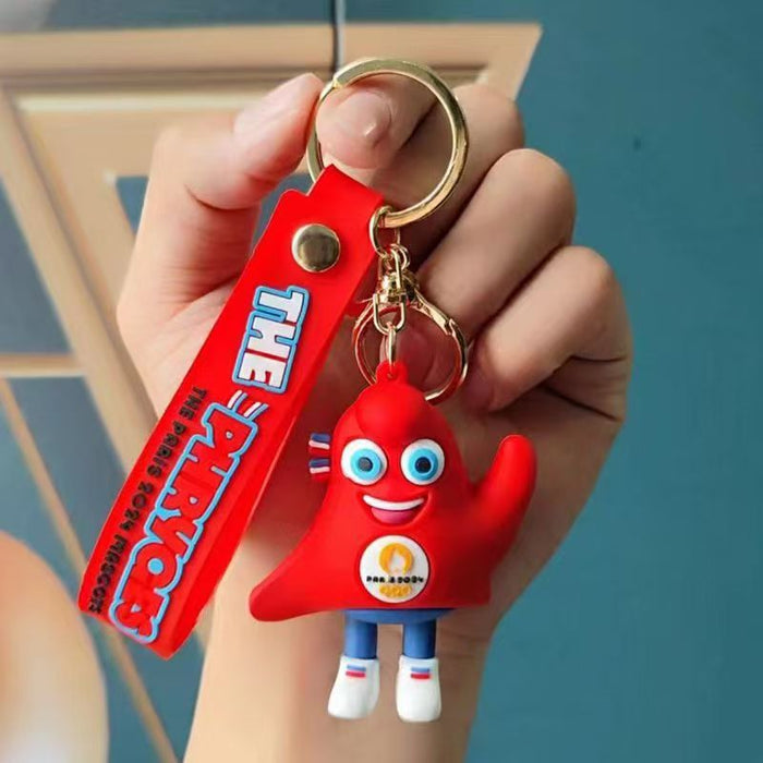 Wholesale PVC Mascot Keychain JDC-KC-Shanm006