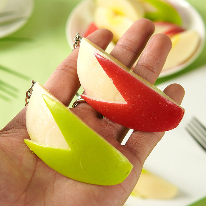 Wholesale Fashion Simulated Slices Keychain Pendant PVC Hanging Ornament MOQ≥2