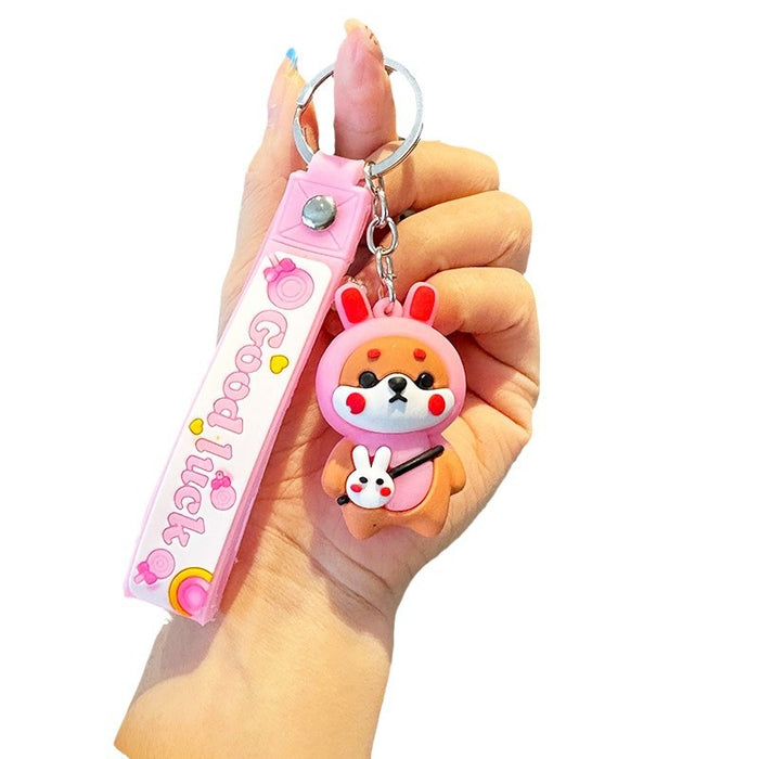 Wholesale   Cartoon Key Chain dog key chain pendant  school cute key chain